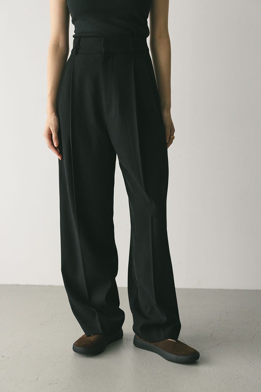 STYLEMIXER「ベーシックツータックパンツ」|その他|BLK