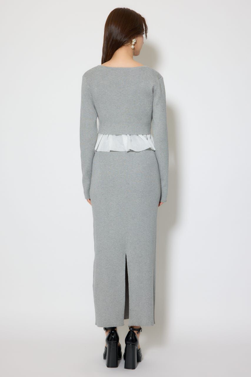 rienda「ペプラムカーデセットキャミワンピース」|ワンピース|