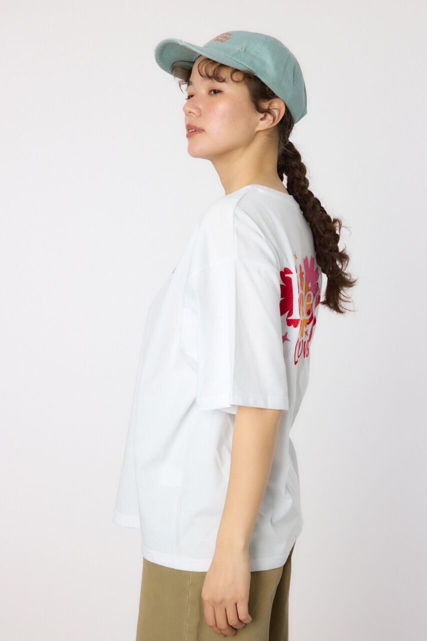 RODEO CROWNS「Flower Logo Embroidery Tシャツ」|Tシャツ・カットソー|