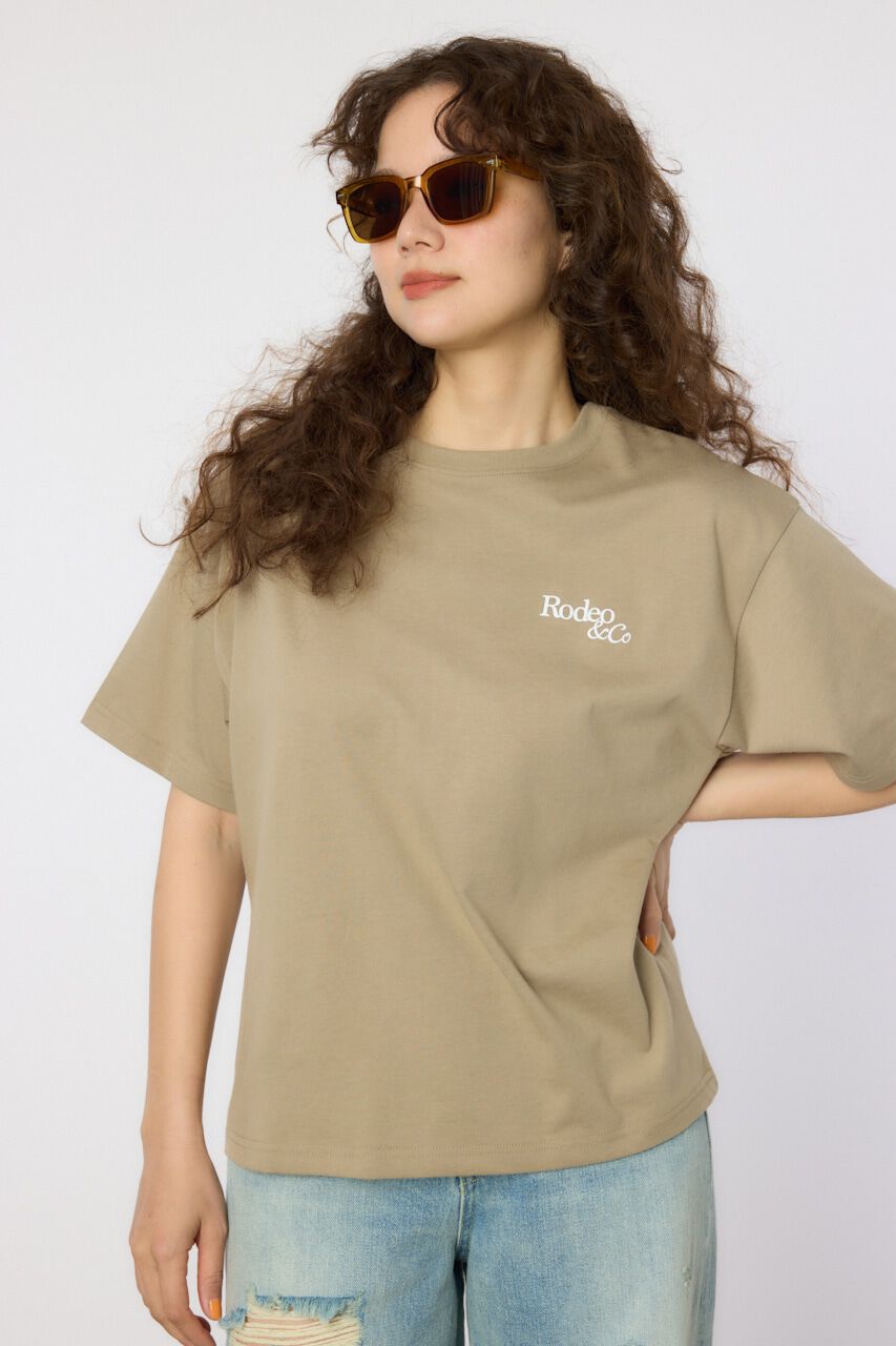 RODEO CROWNS「Flower Logo Embroidery Tシャツ」|Tシャツ・カットソー|