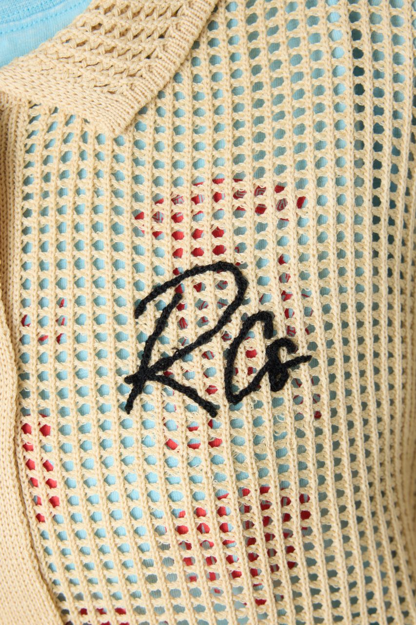 RODEO CROWNS「透かし編ラインカーディガン」|カーディガン|