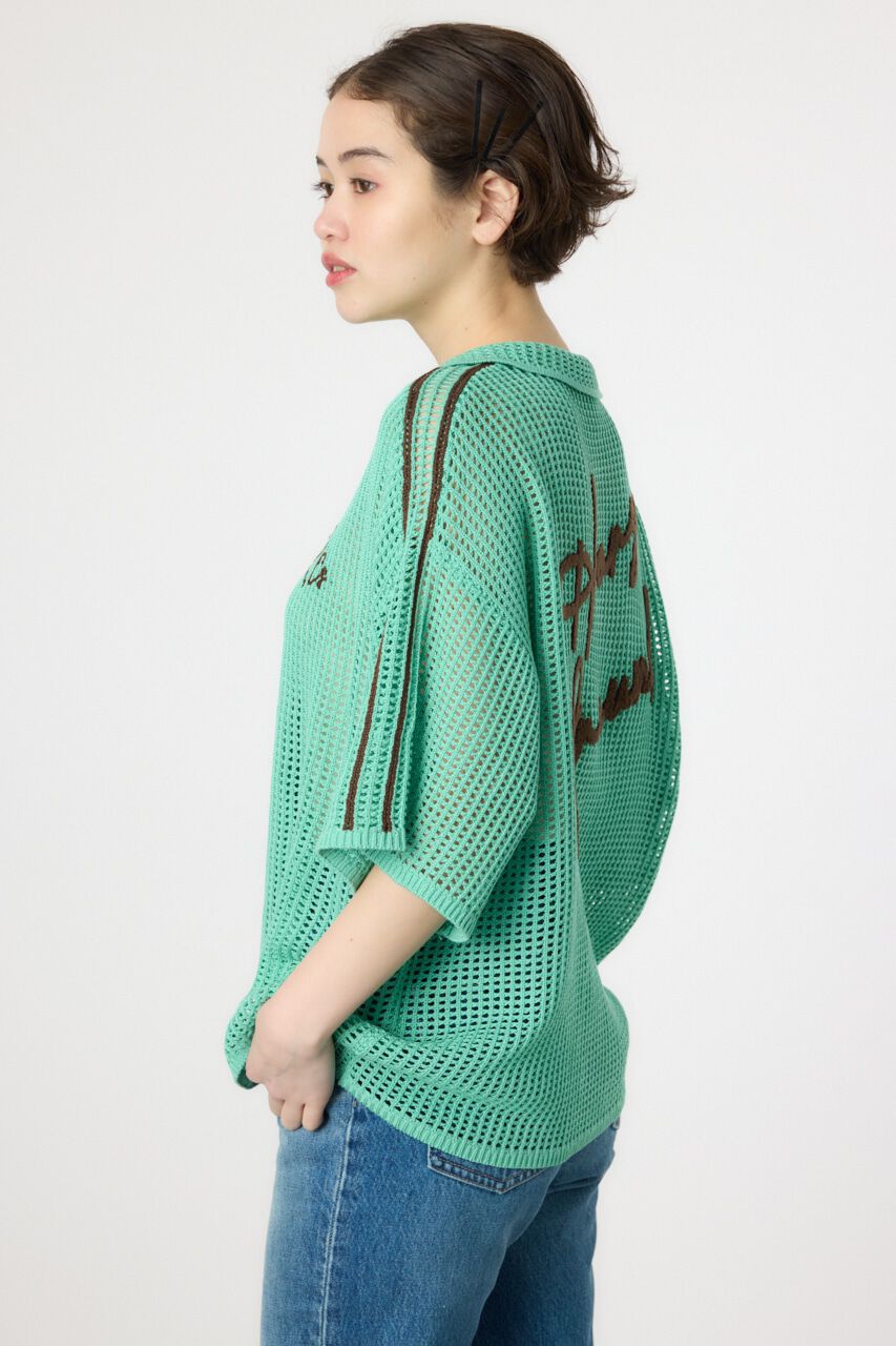 RODEO CROWNS「透かし編ラインカーディガン」|カーディガン|