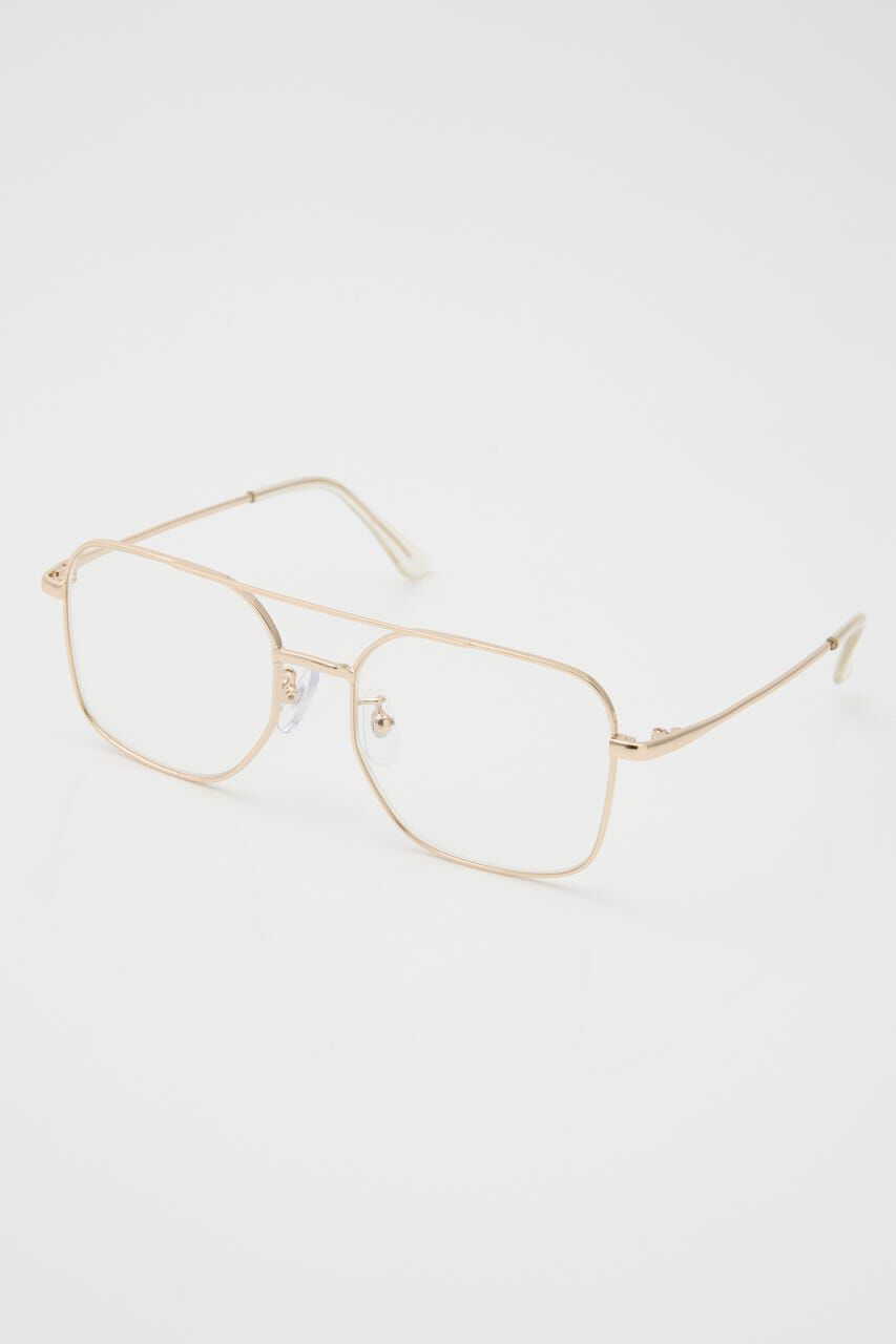 SLY「SQUARE METAL FLAME アイウェア」|メガネ|