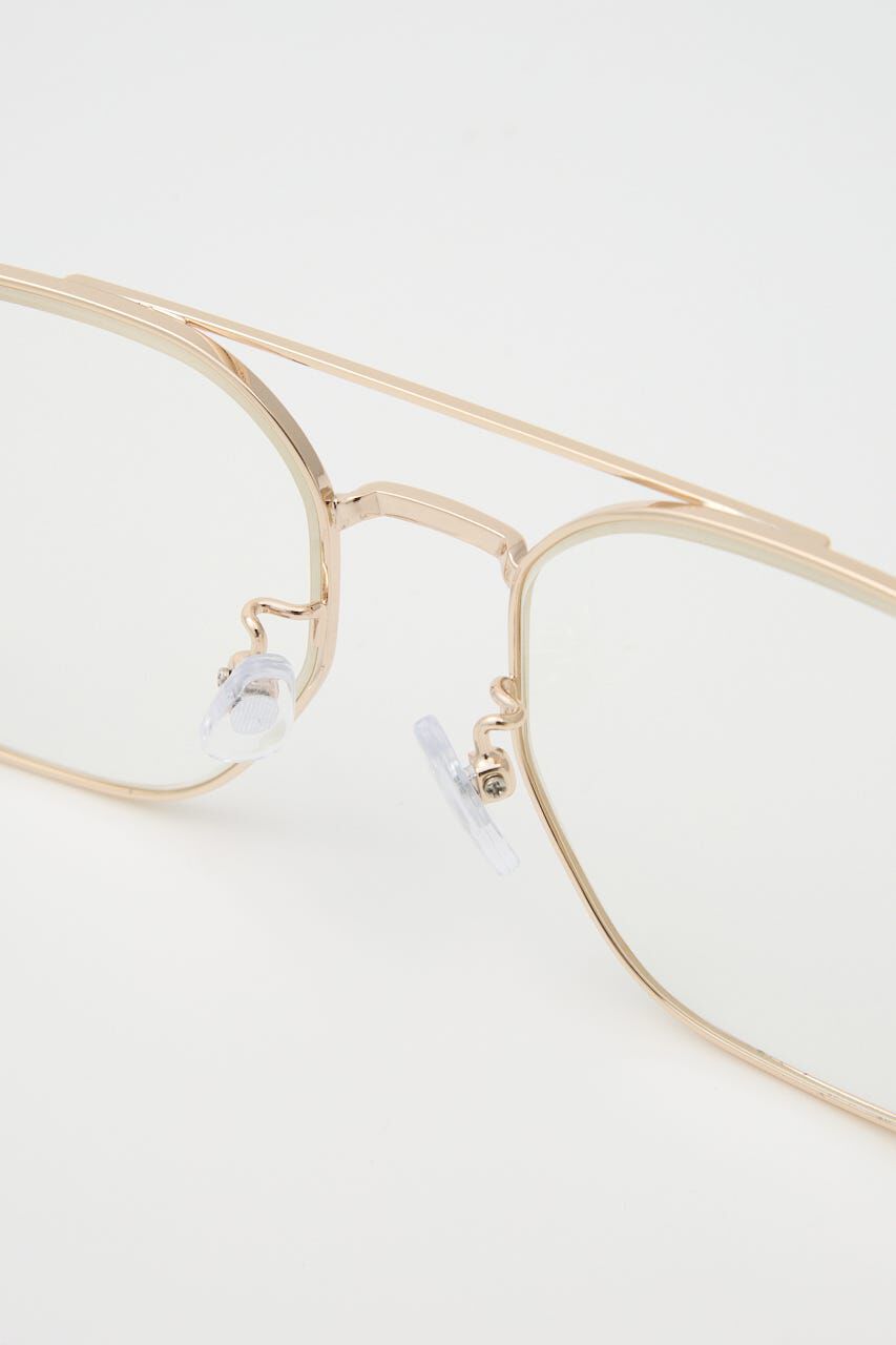 SLY「SQUARE METAL FLAME アイウェア」|メガネ|