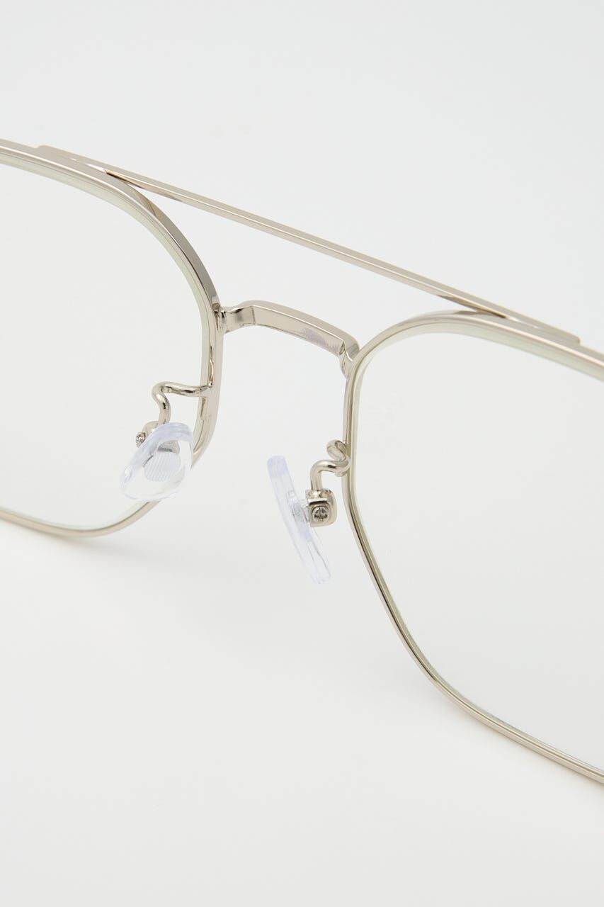 SLY「SQUARE METAL FLAME アイウェア」|メガネ|