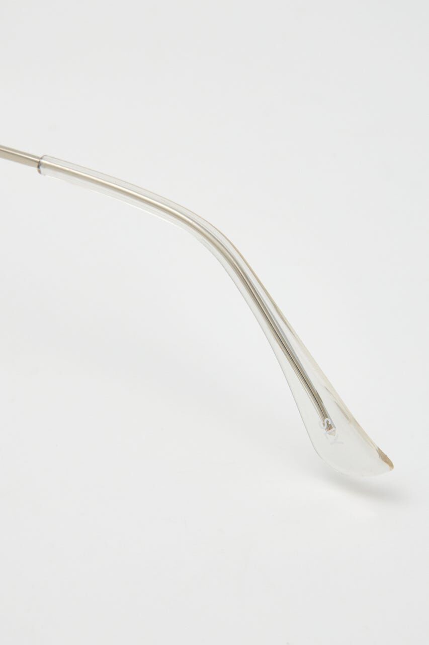 SLY「SQUARE METAL FLAME アイウェア」|メガネ|