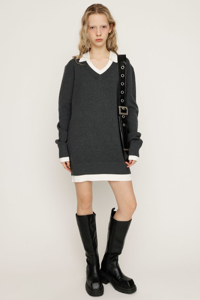 SLY「LAYERED V／N HG ワンピース」|ワンピース|