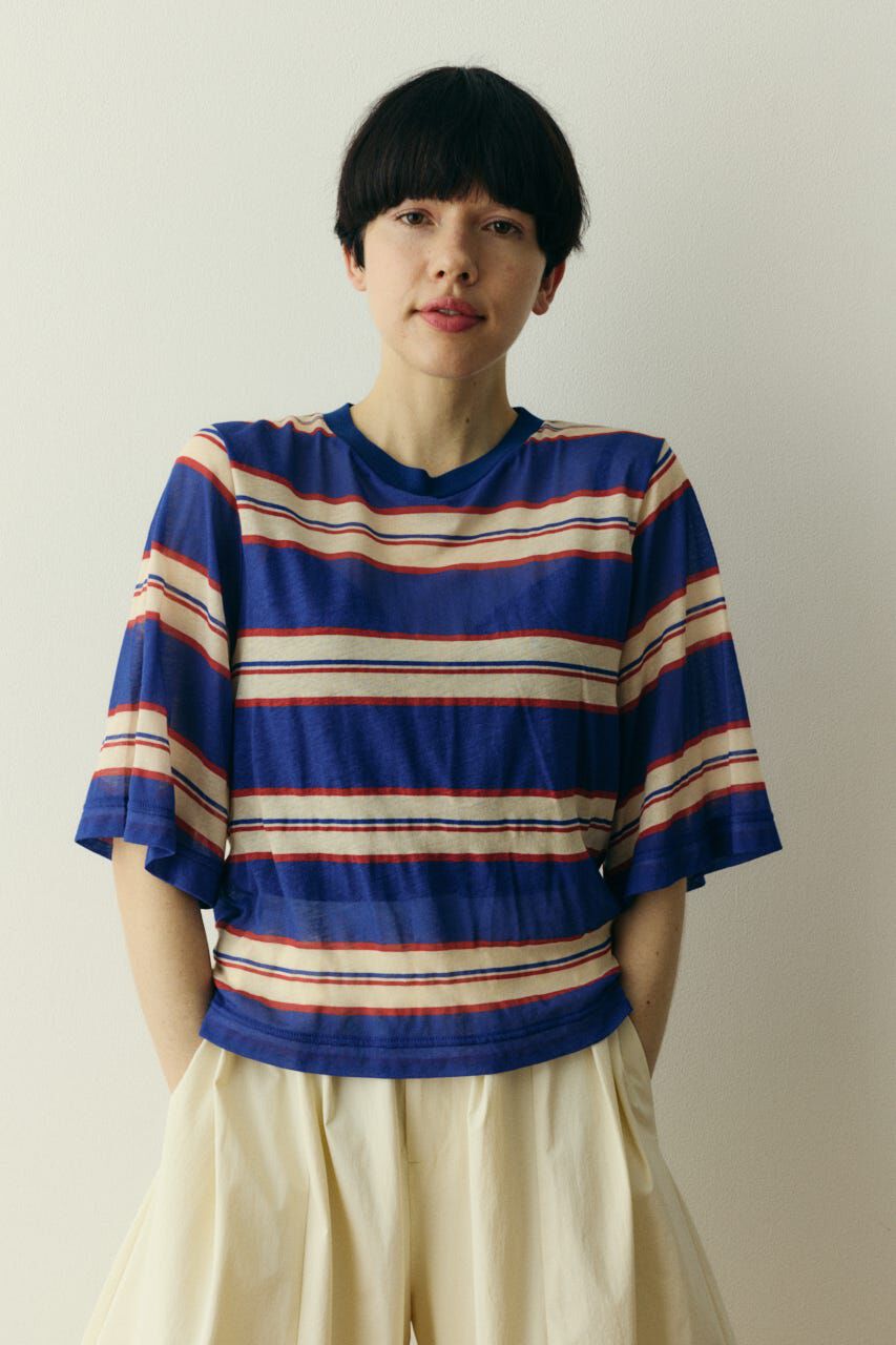 HeRIN.CYE「［予約］Border half tops」|Tシャツ・カットソー|