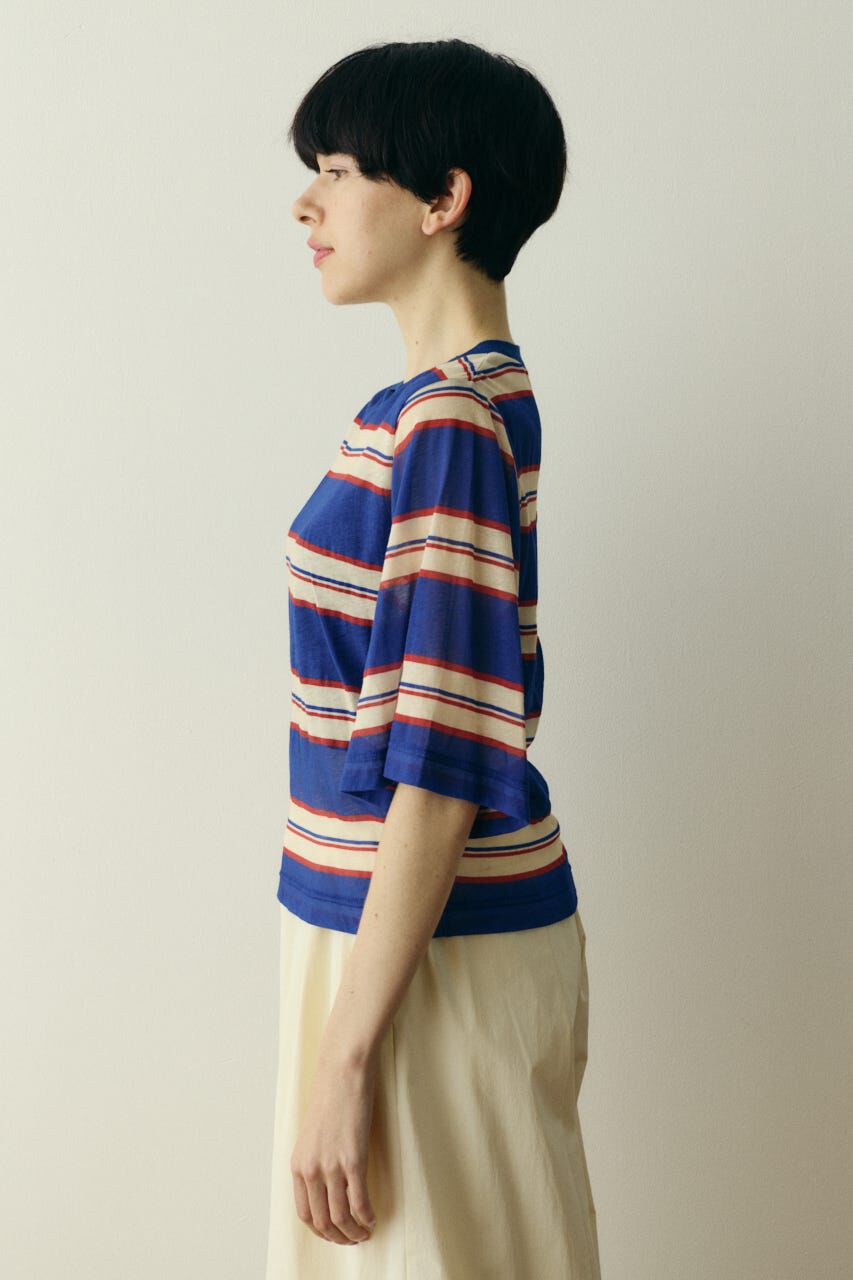 HeRIN.CYE「［予約］Border half tops」|Tシャツ・カットソー|