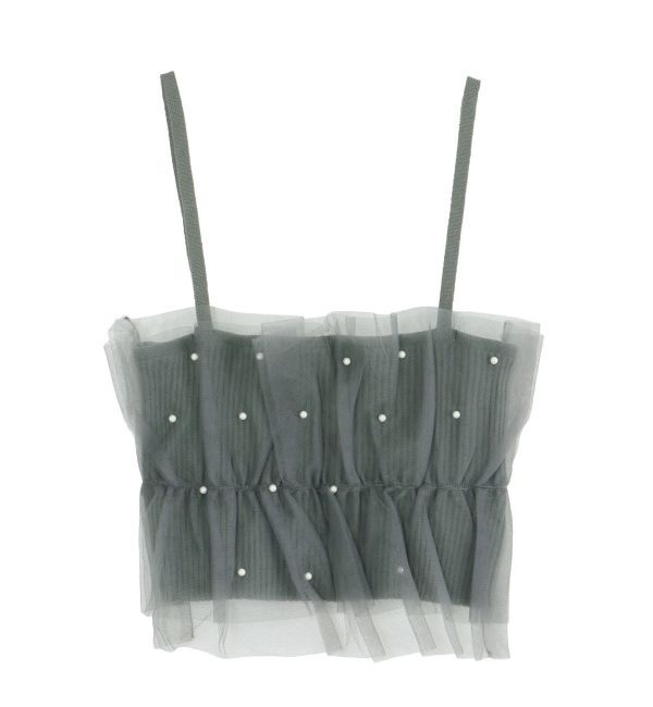 CALNAMUR「TULLE DOCKING BUSTIER」|シャツ・ブラウス|