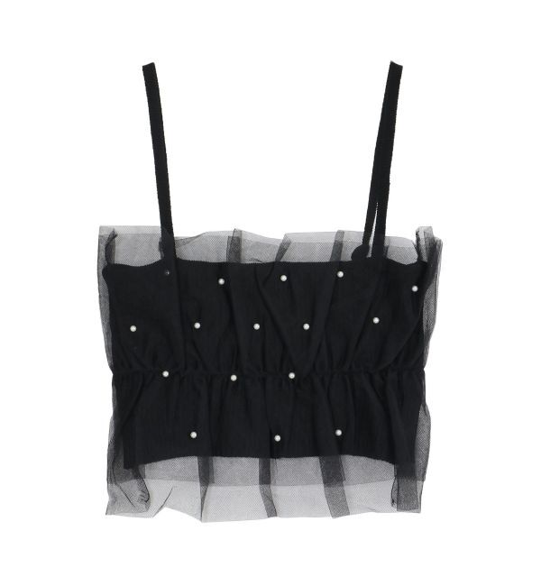 CALNAMUR「TULLE DOCKING BUSTIER」|シャツ・ブラウス|