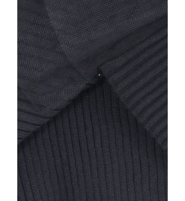 CALNAMUR「TULLE DOCKING BUSTIER」|シャツ・ブラウス|