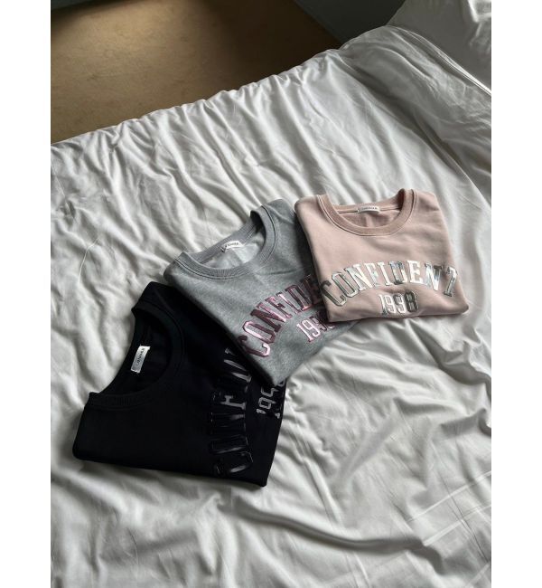CALNAMUR「METALLIC LOGO SWEAT/メタリックロゴスウェット」|Tシャツ・カットソー|