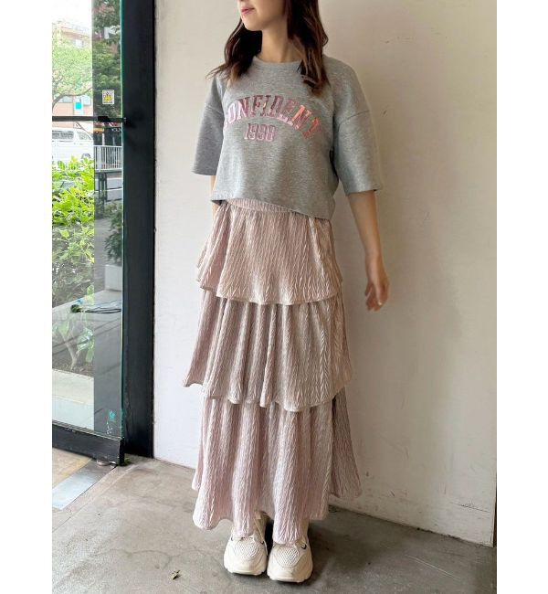 CALNAMUR「METALLIC LOGO SWEAT/メタリックロゴスウェット」|Tシャツ・カットソー|