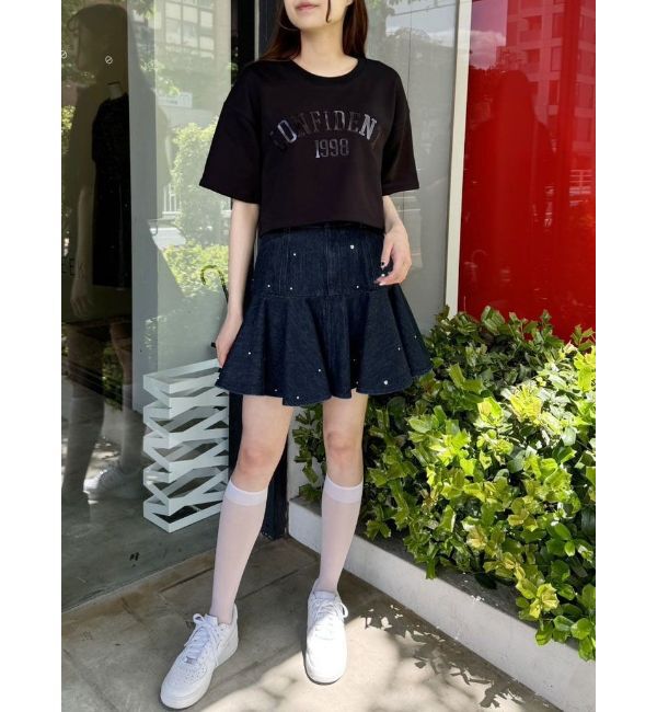 CALNAMUR「METALLIC LOGO SWEAT/メタリックロゴスウェット」|Tシャツ・カットソー|