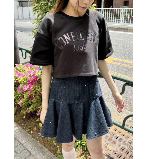 CALNAMUR「METALLIC LOGO SWEAT/メタリックロゴスウェット」|Tシャツ・カットソー|