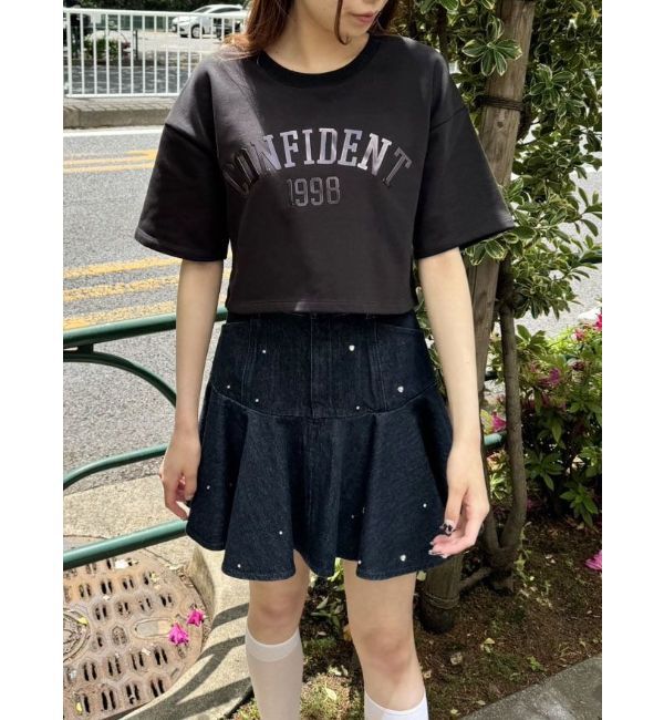 CALNAMUR「METALLIC LOGO SWEAT/メタリックロゴスウェット」|Tシャツ・カットソー|