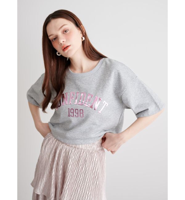 CALNAMUR「METALLIC LOGO SWEAT/メタリックロゴスウェット」|Tシャツ・カットソー|