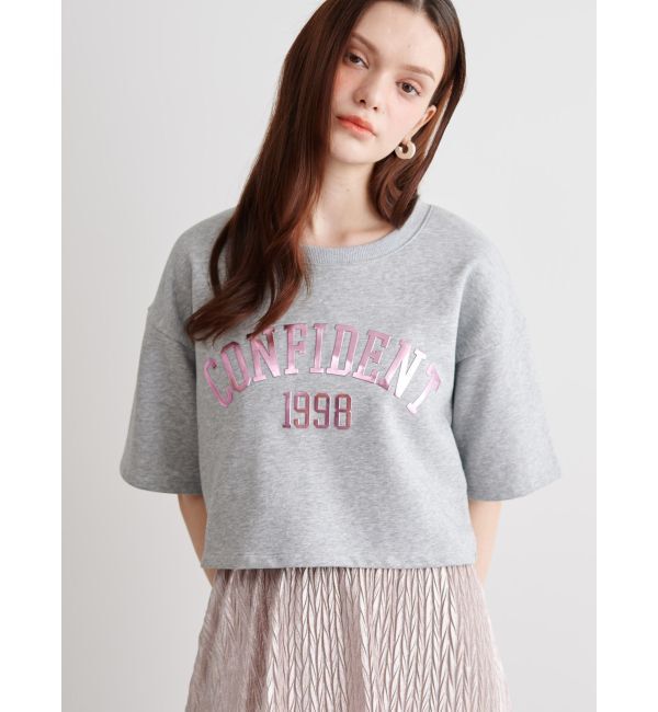 CALNAMUR「METALLIC LOGO SWEAT/メタリックロゴスウェット」|Tシャツ・カットソー|