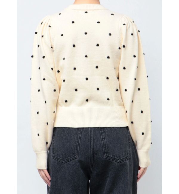 CALNAMUR「PUKU DOT KNIT PO/プクドットニットプルオーバー」|ニット・セーター|
