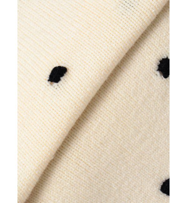 CALNAMUR「PUKU DOT KNIT PO/プクドットニットプルオーバー」|ニット・セーター|