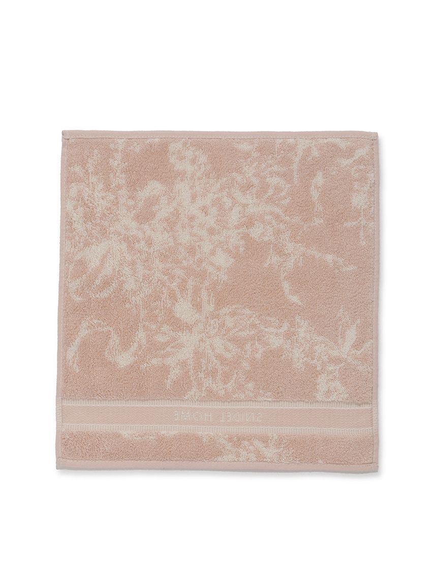 SNIDEL HOME「リボン花柄ジャガードハンドタオル」|ハンカチ|