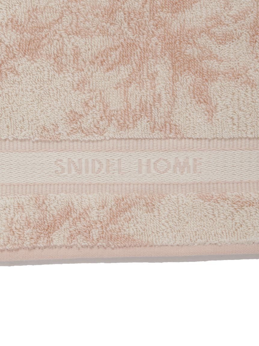 SNIDEL HOME「リボン花柄ジャガードハンドタオル」|ハンカチ|