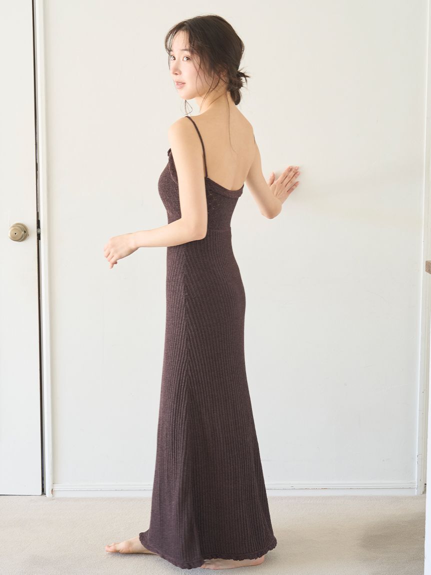 SNIDEL HOME「クロシェキャミワンピース」|ルームウェア|