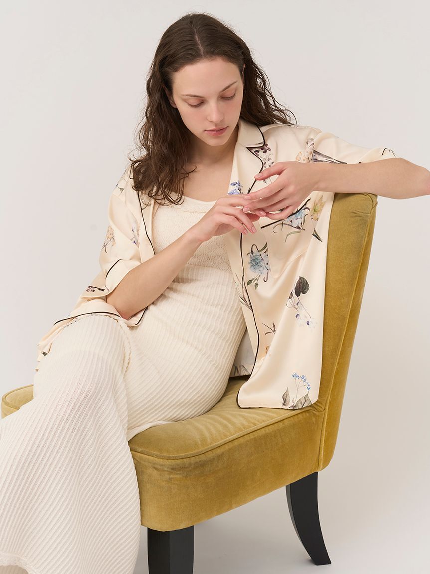 SNIDEL HOME「クロシェキャミワンピース」|ルームウェア|