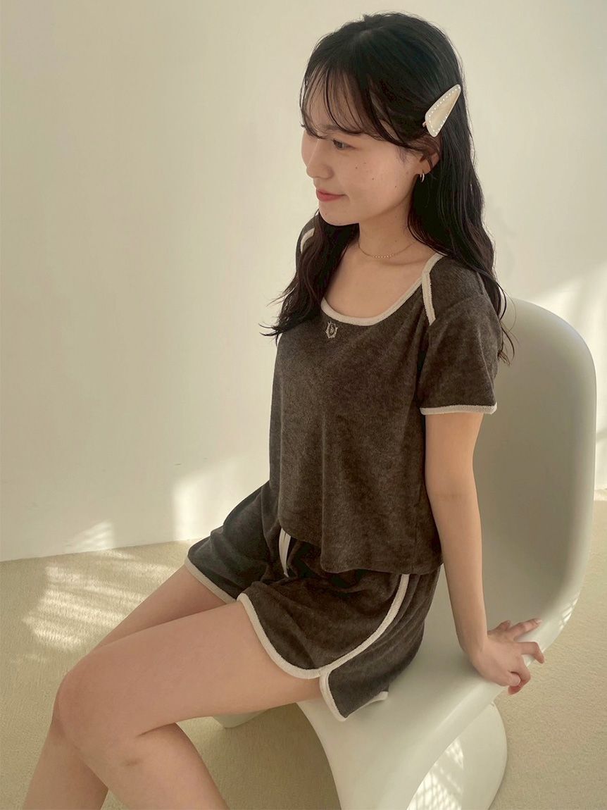 SNIDEL HOME「【sorbet light】【接触冷感】パイルセットアップ」|ルームウェア|