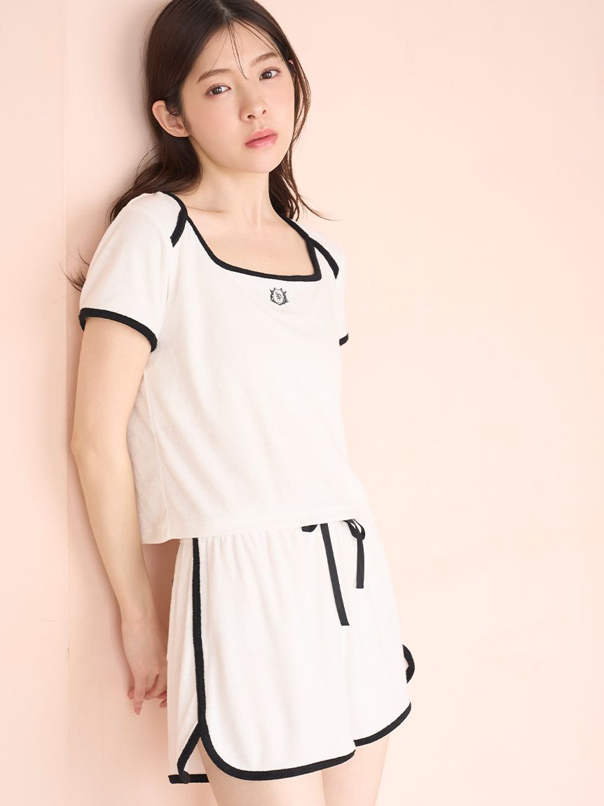 SNIDEL HOME「【sorbet light】【接触冷感】パイルセットアップ」|ルームウェア|