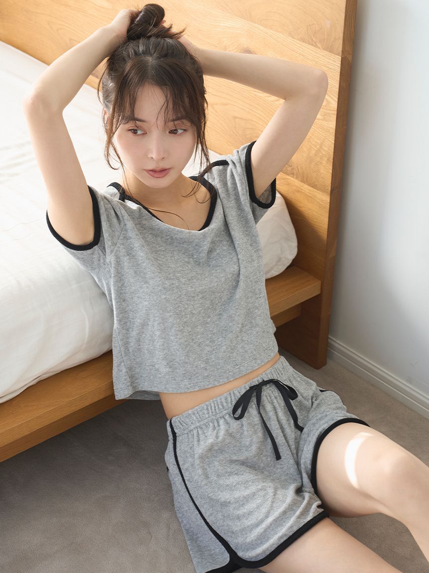 SNIDEL HOME「【sorbet light】【接触冷感】パイルセットアップ」|ルームウェア|