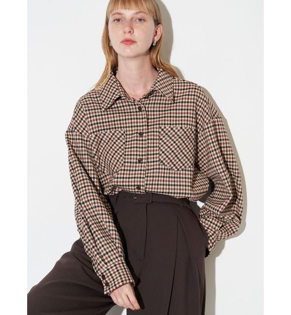 ELENDEEK「VARIETY MATERIAL OVER SH」|シャツ・ブラウス|ミックス