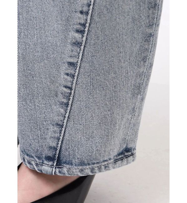 ELENDEEK「PANEL TUK DENIM WIDE PT」|デニム|