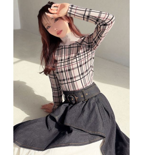 RESEXXY「ハイネックベーシックニットトップス」|ニット・セーター|