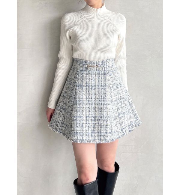 RESEXXY「ハイネックベーシックニットトップス」|ニット・セーター|