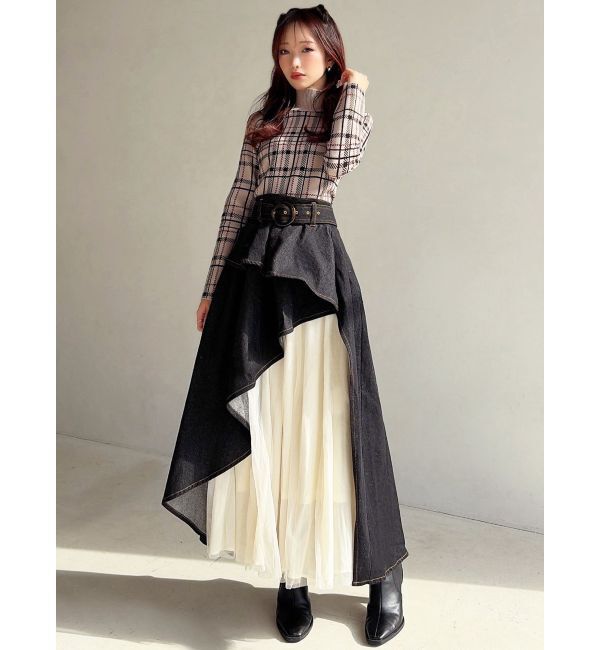 RESEXXY「ハイネックベーシックニットトップス」|ニット・セーター|