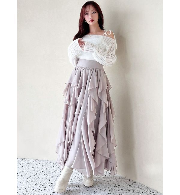 RESEXXY「レイヤードニットトップス」|ニット・セーター|