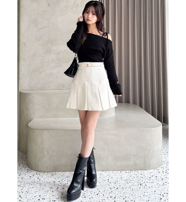 RESEXXY「レイヤードニットトップス」|ニット・セーター|