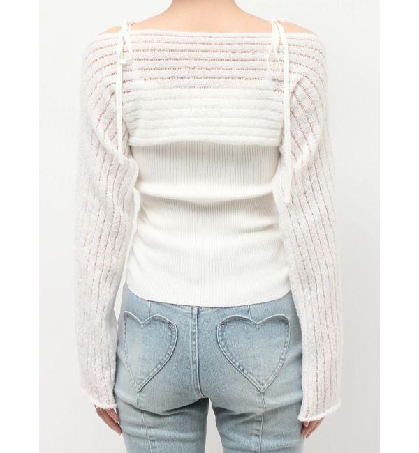 RESEXXY「レイヤードニットトップス」|ニット・セーター|