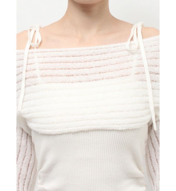 RESEXXY「レイヤードニットトップス」|ニット・セーター|