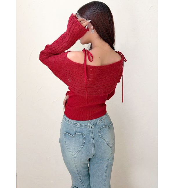 RESEXXY「レイヤードニットトップス」|ニット・セーター|