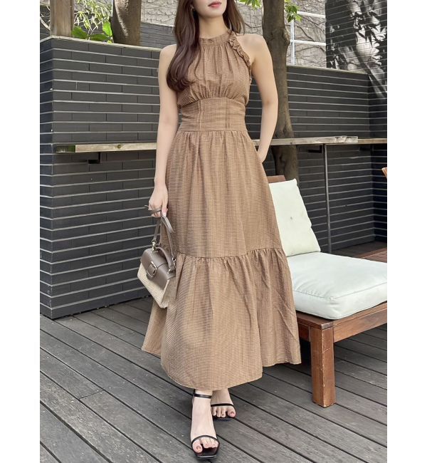 dazzlin「アメスリフリルシェイプワンピース」|ワンピース|