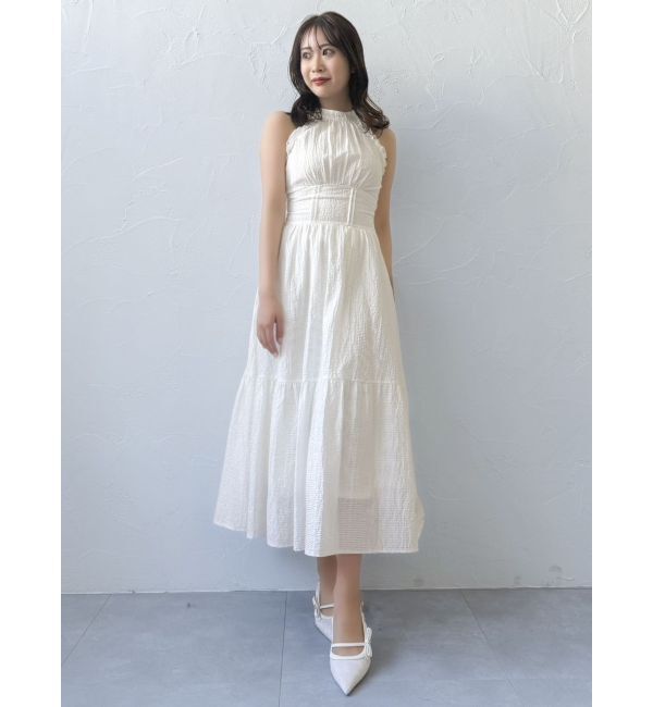 dazzlin「アメスリフリルシェイプワンピース」|ワンピース|