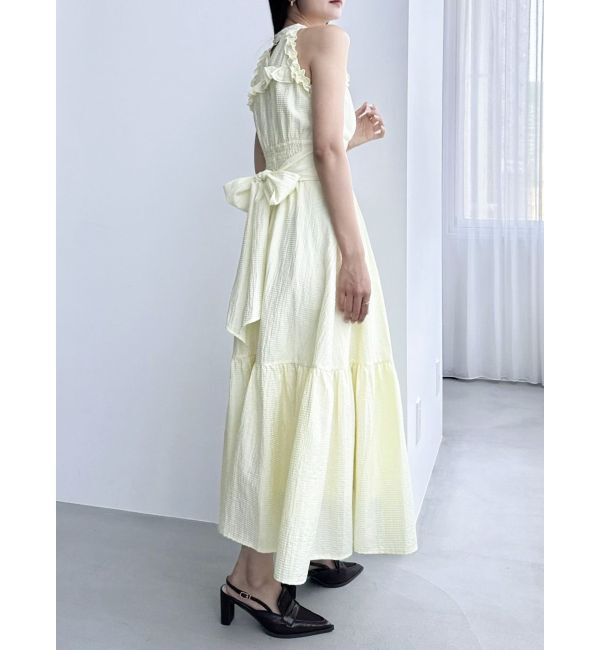 dazzlin「アメスリフリルシェイプワンピース」|ワンピース|