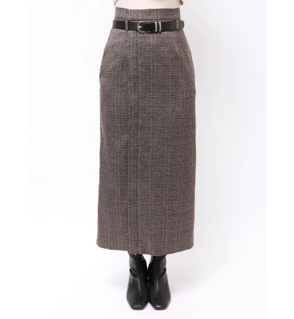 MURUA「ZIPスリットナロースカート」|スカート|