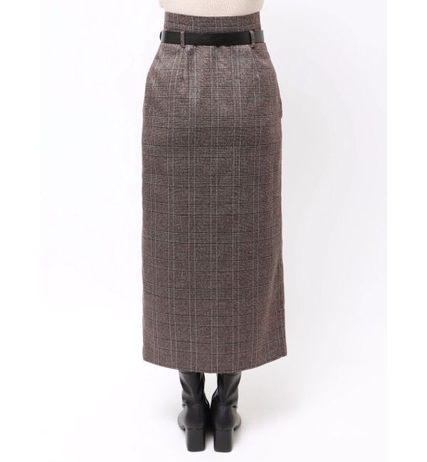 MURUA「ZIPスリットナロースカート」|スカート|