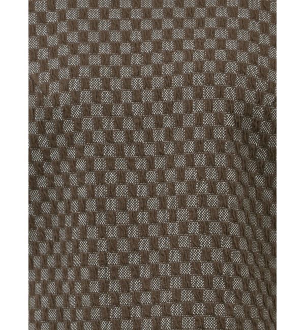 Ungrid「チェックジャカードタンクトップ」|タンクトップ|