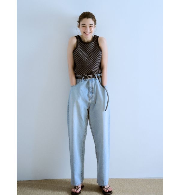 Ungrid「チェックジャカードタンクトップ」|タンクトップ|