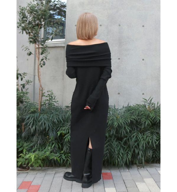 Ungrid「オフショルニットワンピース」|ワンピース|